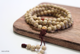 Old Lotus Wood Mala Beads