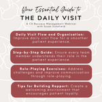 CA Webinar: Your Essential Guide to the Daily Visit