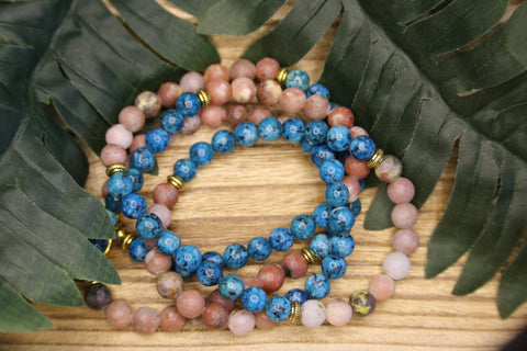 Apatite Mala Beads