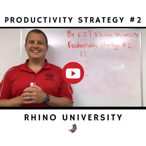 Rhino University EP 6: Productivity Strategy #2