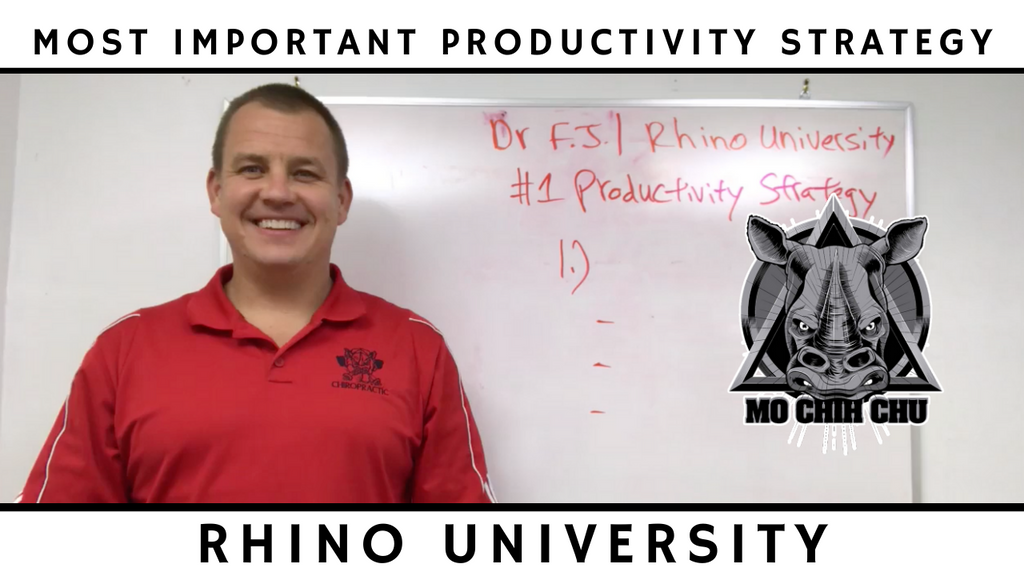 Rhino University EP 5: Most Important Productivity Strategy