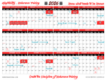 2026 Wall Calendar