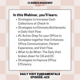 CA Webinar: Daily Visit FUNdamentals