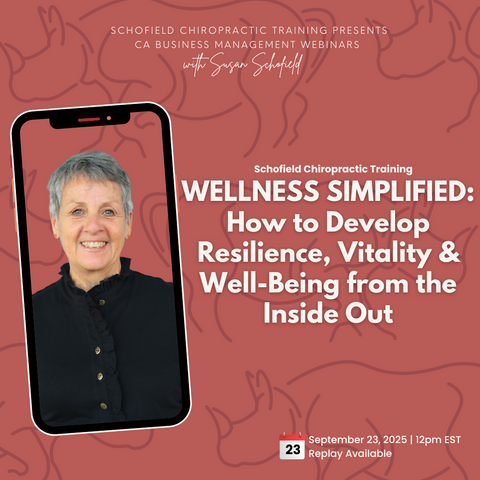 CA Webinar: Wellness Simplified: How to Develop Resilience, Vitality & Well-Being from the Inside Out