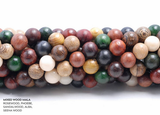 Mixed Wood Mala - Rosewood, Phoebe, Sandalwood, Alba, Seena woods