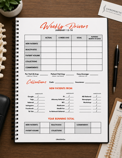 2026 Rhino Prosperity Planner - Chiropractic Specific Planner