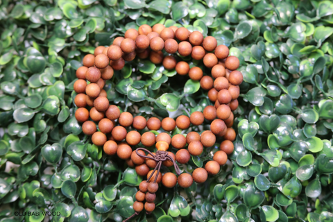 Old Babi Wood Mala Beads