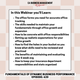 CA WEBINAR: Fundamentals of Dynamic Business Performance