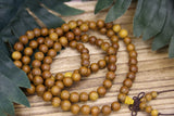 Golden Sandalwood Mala Beads