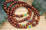 Red Blood Sandalwood Mala Beads