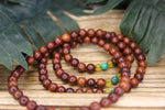 Red Blood Sandalwood Mala Beads