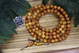 Pine Wood Mala Beads