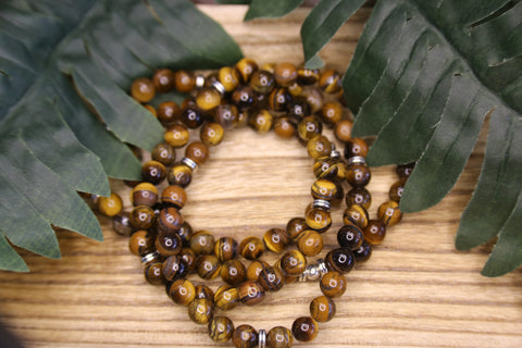 Tiger Eye Mala Beads
