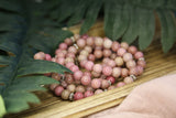 Rhodochrosite Mala Beads