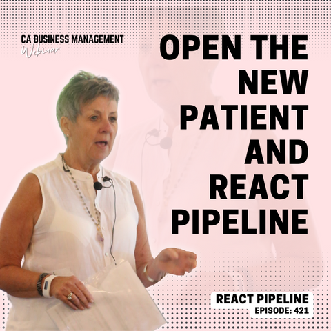 open the new patient and react pipeline chiropractic assistant training susan schofield