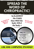 Car Stickers: In Alignment the Power the Made the Body Heals the Body